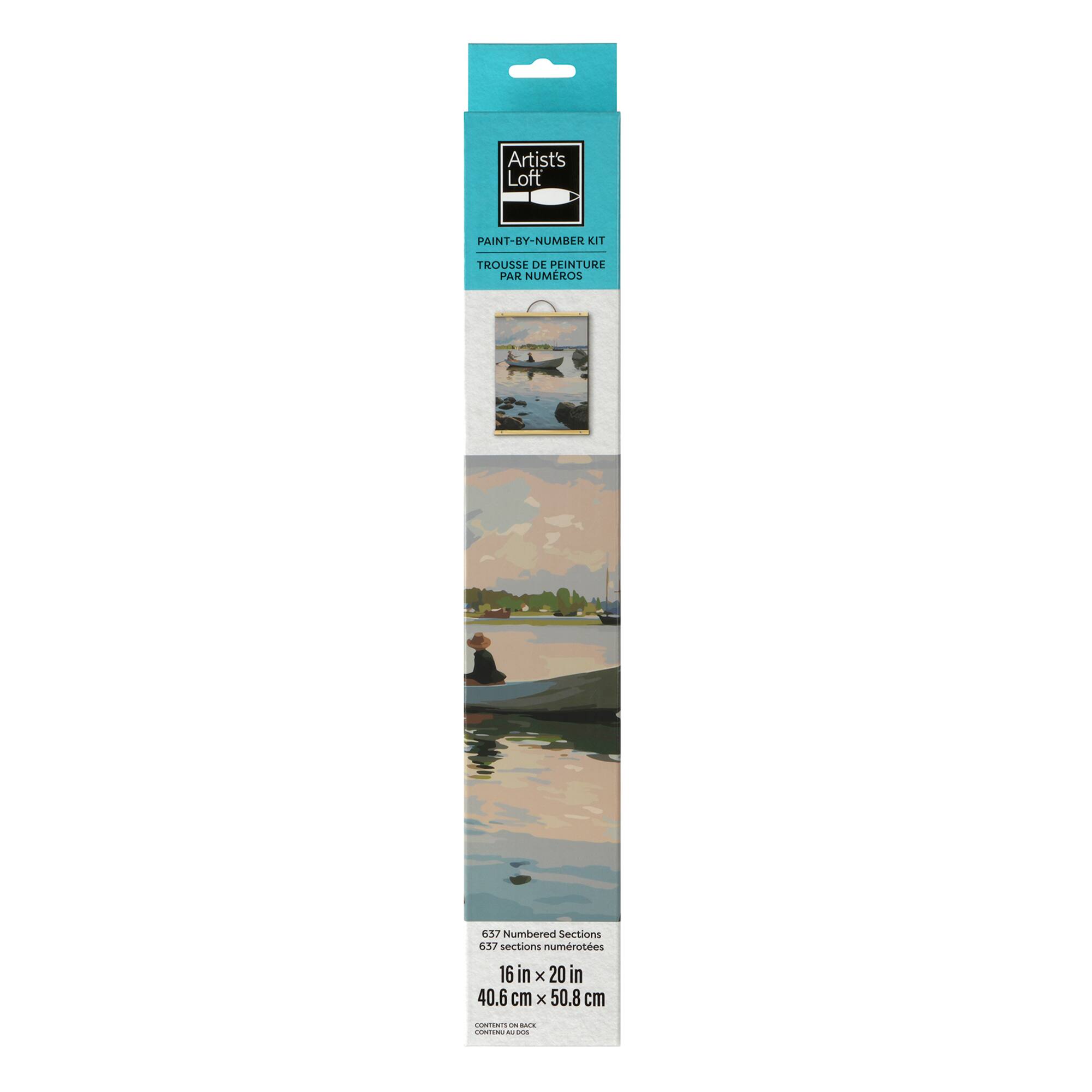 16" x 20" Rowing Boat Paint-by-Number Kit by Artist's Loft®